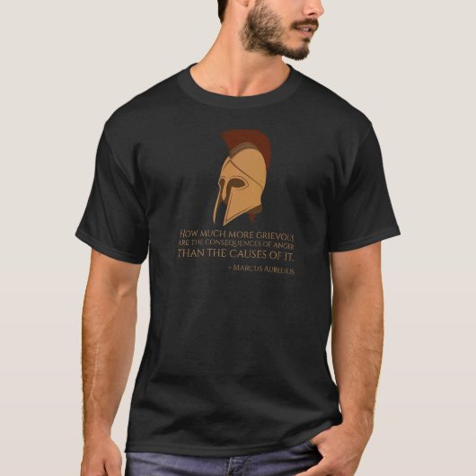 Motivatie Stoicisme Marcus Aurelius Stoic Phil T-shirt (Voorkant)