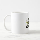 Motivatie stopt nooit met groeien koffiemok (Links)