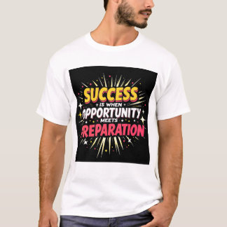Motivatie succes citaat typografie voor T-shirts