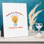 Motivatie succes fotoplaat (Zijkant)