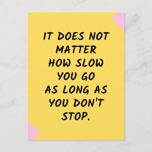 Motivatie succes / Inspirerend prijsopgave Briefkaart (Voorkant)