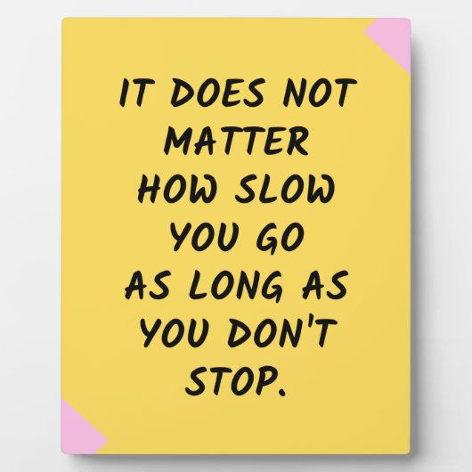 Motivatie succes / Inspirerend prijsopgave Fotoplaat (Voorkant)