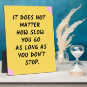 Motivatie succes / Inspirerend prijsopgave Fotoplaat (Zijkant)