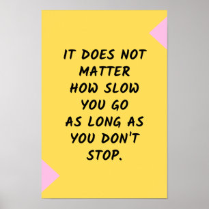 Motivatie succes / Inspirerend prijsopgave Poster