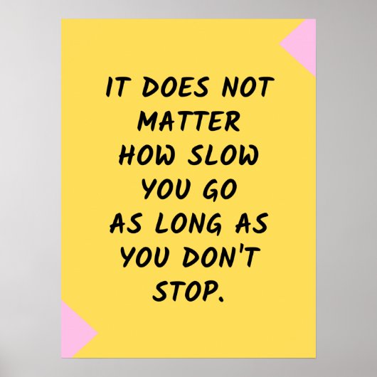 Motivatie succes / Inspirerend prijsopgave Poster (Voorkant)