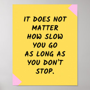 Motivatie succes / Inspirerend prijsopgave Poster