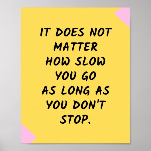 Motivatie succes / Inspirerend prijsopgave Poster (Voorkant)