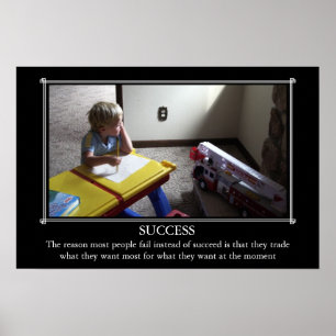 Motivatie: succes poster