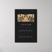 Motivatie succesdoelstellingen canvas afdruk (Voorkant)