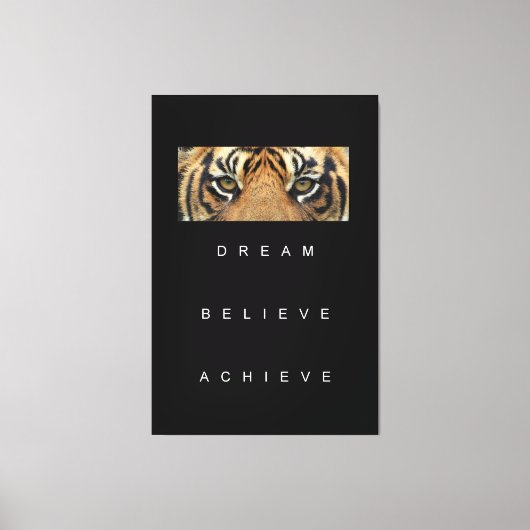 Motivatie succesdoelstellingen canvas afdruk (Voorkant)