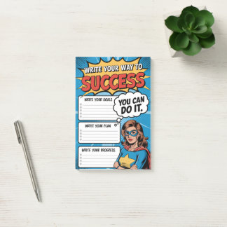Motivatie superheldenplanner post-it® notes