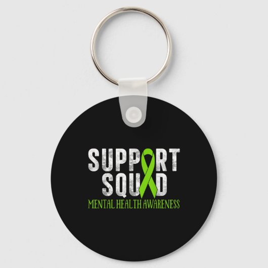 Motivatie Support Squad Geestelijke Gezondheid Bew Sleutelhanger (Voorkant)