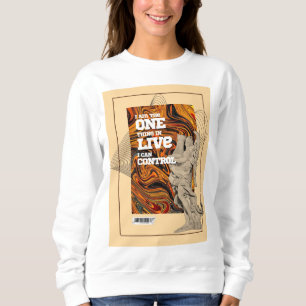 Motivatie sweatshirt voor zelfbeheersing