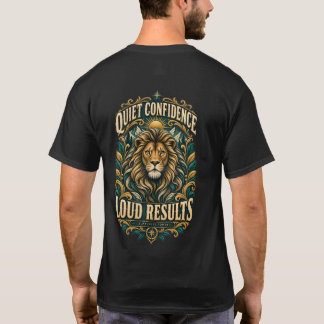 Motivatie T-Shirt met 'Stille Vertrouwen - Luidruc