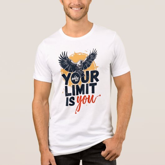 Motivatie T-Shirt – Vet Inspirerend Quote (Voorkant)
