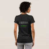 Motivatie t-shirt voor dames (Achterkant volledig)