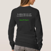 Motivatie t-shirt voor dames (Achterkant)