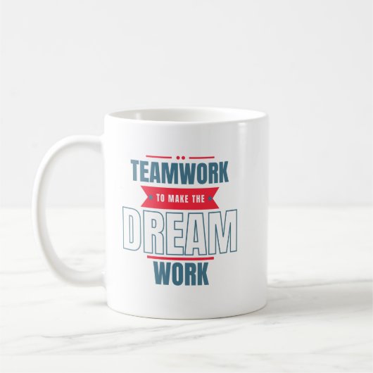 Motivatie Teamwerk Cadeaukantoor Koffiemok (Links)