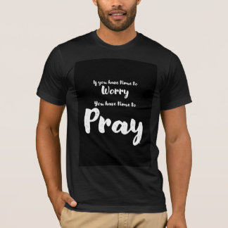 Motivatie Tee Shirt voor Heren - Bidden