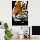 Motivatie tegenhanger van de Uitdaging van het gez Poster (Thuiskantoor)