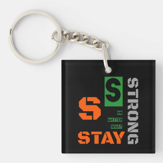 Motivatie tekstontwerp sleutelhanger (Voorkant)