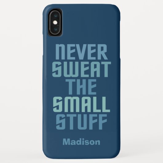 Motivatie telefoongesprekken met aangepaste naam Case-Mate iPhone case (Achterkant)