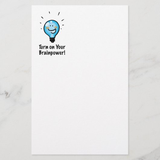 Motivatie Terug naar school cartoon Briefpapier (Voorkant)