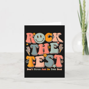Motivatie test op de testdag herhalen kaart
