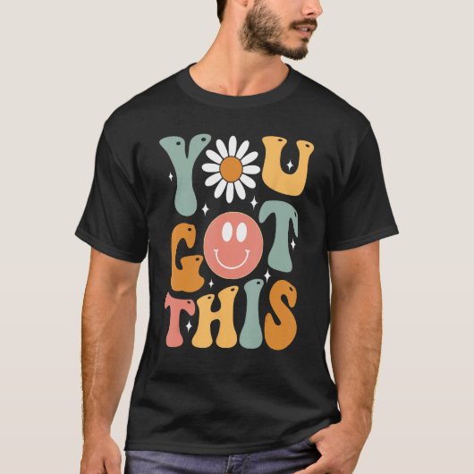 Motivatie testdag Shirt leraar student u (Voorkant)