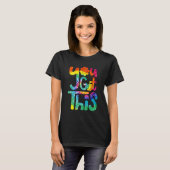 Motivatie testdag Shirt leraar student u (Voorkant volledig)