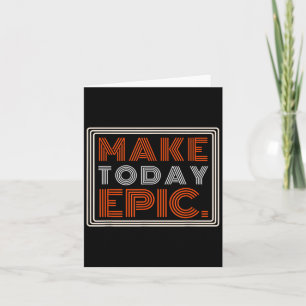 Motivatie testdag Shirt voor de docent te maken Kaart