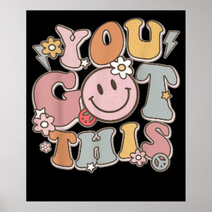 Motivatie Testen Leraar Leerling Je hebt dit Poster