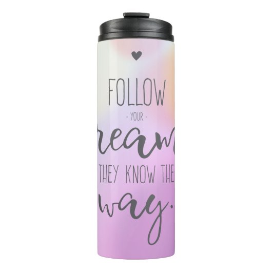 Motivatie thermische getumbler thermosbeker (Voorkant)