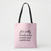 Motivatie Tote Bag (Voorkant)