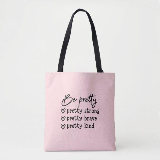 Motivatie Tote Bag (Voorkant)