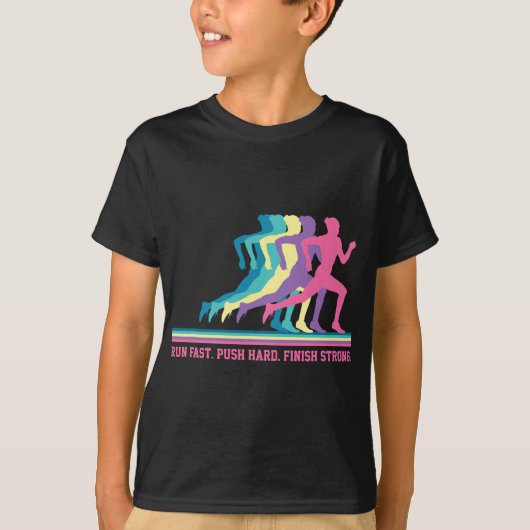 Motivatie Tr voor vrouwen met baan- en veldloopbaa T-shirt (Voorkant)