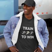 Motivatie trein om te winnen t-shirt