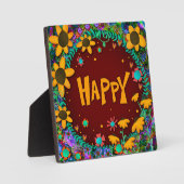 Motivatie Trendy Leuk  Happy Inspirivity Fotoplaat (Voorkant)