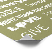 MOTIVATIE TRUST MURAL-wandophanging Poster (Hoek)