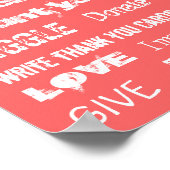 MOTIVATIE TRUST MURAL-wandophanging Poster (Hoek)