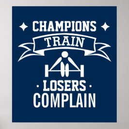 Motivatie typografie | Gym Motivatie | Geschikthei Poster