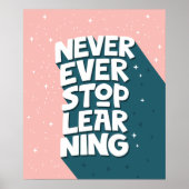 Motivatie typografie poster (Voorkant)