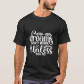 Motivatie typografie t-shirt (Voorkant)