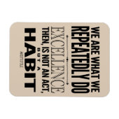 Motivatie typografische offerte | Kies uw kleur Magneet (Horizontaal)