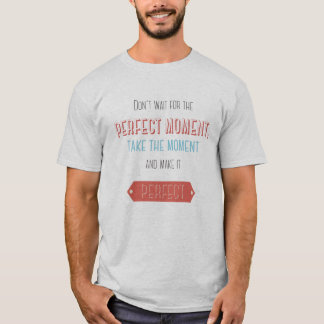 Motivatie typografische retro stijl t-shirt