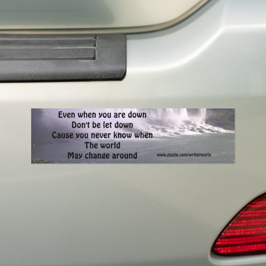 motivatie uitbreiding bumpersticker (Op auto)