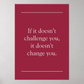 Motivatie uitdaging AZ Cardinals Red Poster (Voorkant)