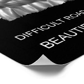 motivatie uitdaging voor succes sport poster (Hoek)