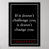 Motivatie uitdagingsofferte poster (Voorkant)