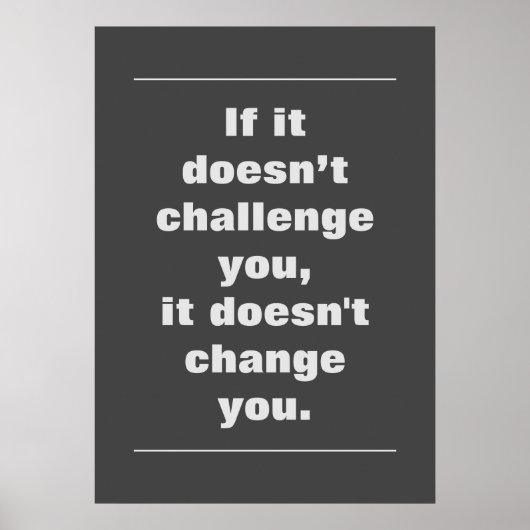 Motivatie uitdagingsofferte poster (Voorkant)